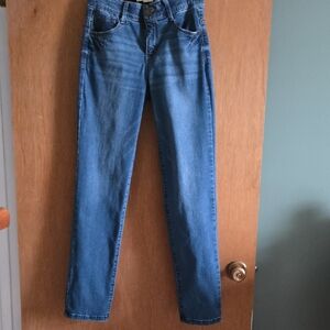 Democracy Women's Straight Leg Blue Jeans